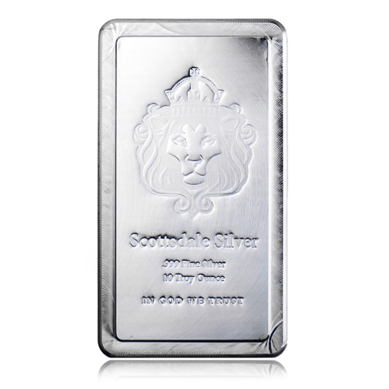 國際銀條10盎司 scottsdale silver 純銀999