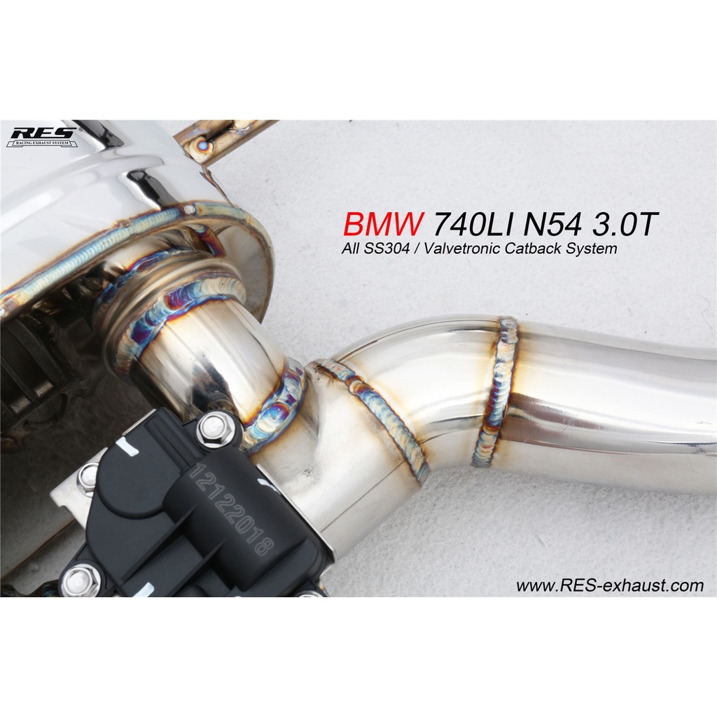 【RES排氣管】BMW 7系列 G12 730Li 740Li 3.0T 2016+  JK總代理 – CS車宮