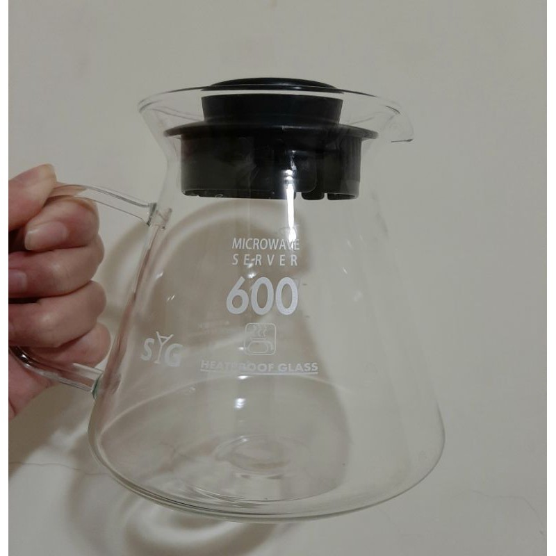 二手 九成新 SYG 600ml耐熱壺、咖啡壺、茶壺