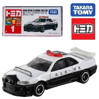 【童無忌】🔥 現貨 新車貼🔥 TOMICA No.1 日產 Skyline GTR R34 警車 GT-R GTR