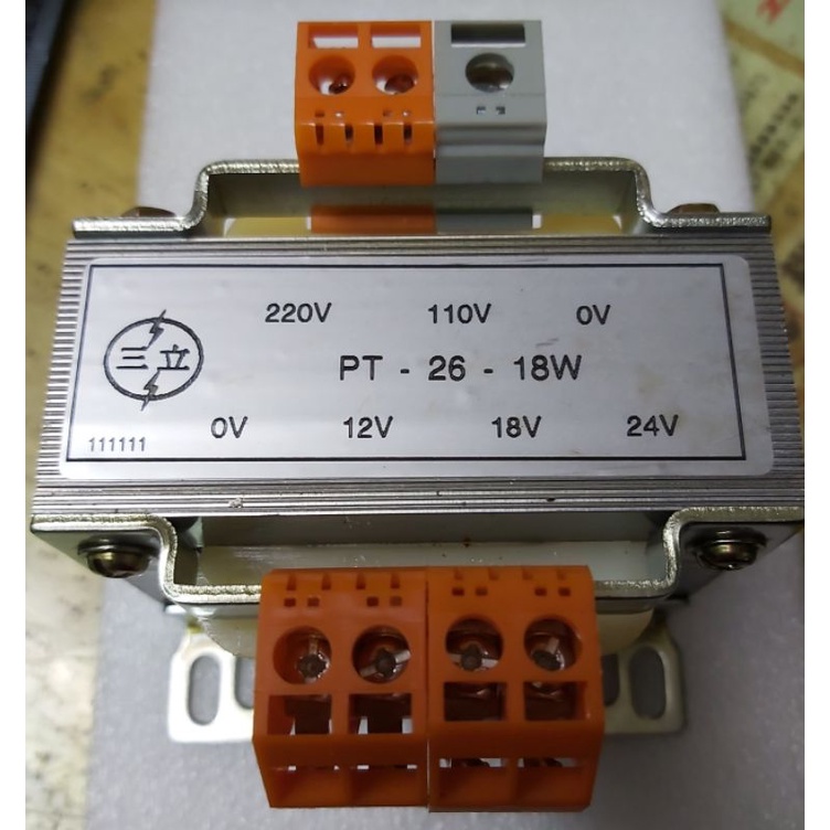 變壓器 裸式/線繞變壓器 PT-26-18W  輸入:220V 110V 0V 輸出:0V 12V 18V 24V 3A