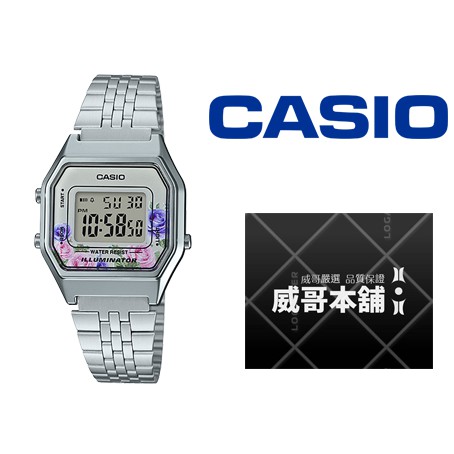 【威哥本舖】Casio台灣原廠公司貨 LA680WA-4C 復古型淑女電子錶 LA680WA