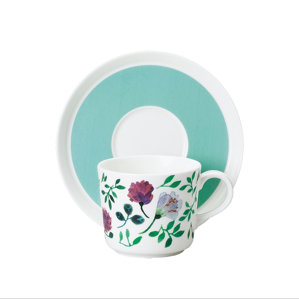 【NARUMI鳴海骨瓷】Anna Emilia 奶奶的花束骨瓷餐具(設計師聯名) 杯盤組