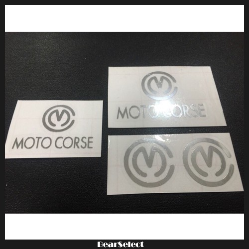 MOTO CORSE 貼紙 圓標貼 LOGO標 車貼 金屬光貼紙 重機 速克達 油箱 安全帽 輪框貼 版貼 彩貼