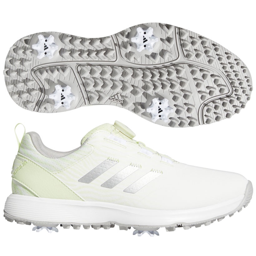 adidas performance W S2G BOA 女鞋 #GV9780 ,黃 有釘鞋