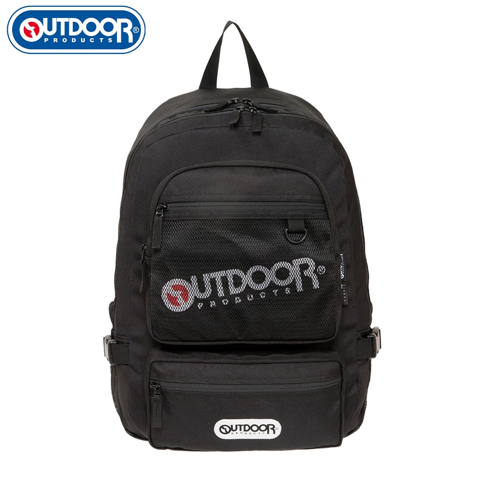 【OUTDOOR】率性學院-防潑水後背包L-15.6吋電腦包 上課書包 包包 男 女 黑色 OD211020BK