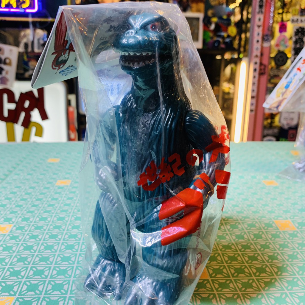 新商品入荷 哥吉拉m1号跳舞哥1965 藍色godzilla 日本製世紀的大怪獸現貨復古造型彩膠 蝦皮購物