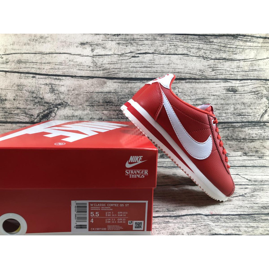 nike stranger things red cortez