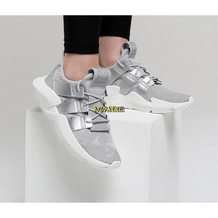 ADIDAS Originals PROPHERE 針織刺蝟灰銀雪花慢跑小椰子350 CG6069 男 