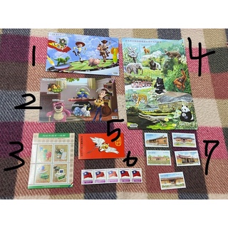 中華郵政 郵局 郵票 紀念郵票 復古郵票 迪士尼 玩具總動員 古厝 動物 郵筒 信箱 新年郵票 未使用過 全新