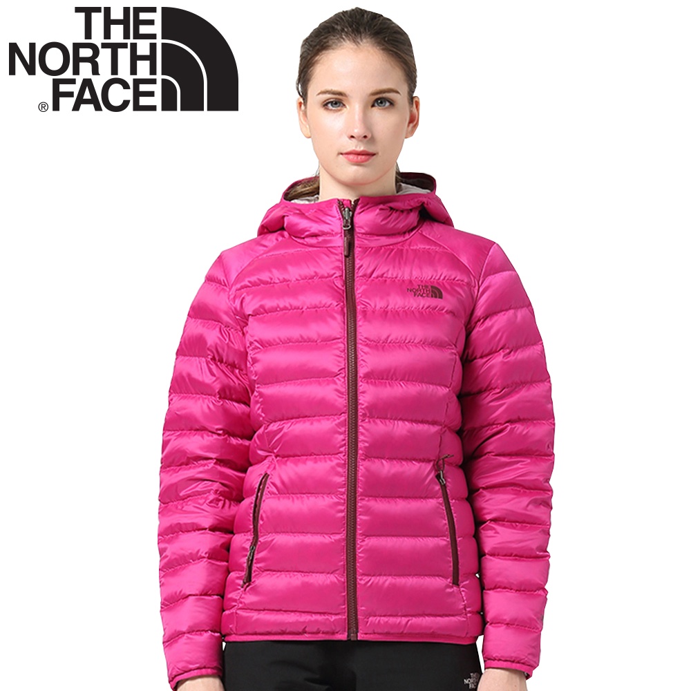 【The North Face 女款 700fp羽絨外套《紫紅》】0CTW0146/澎羽絨/防潑水/悠遊山水