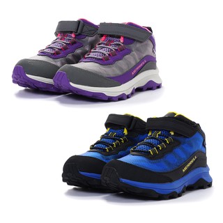 MERRELL MOAB SPEED MID WATERPROOF 童鞋 MK165209 灰紫 MK265208 黑藍