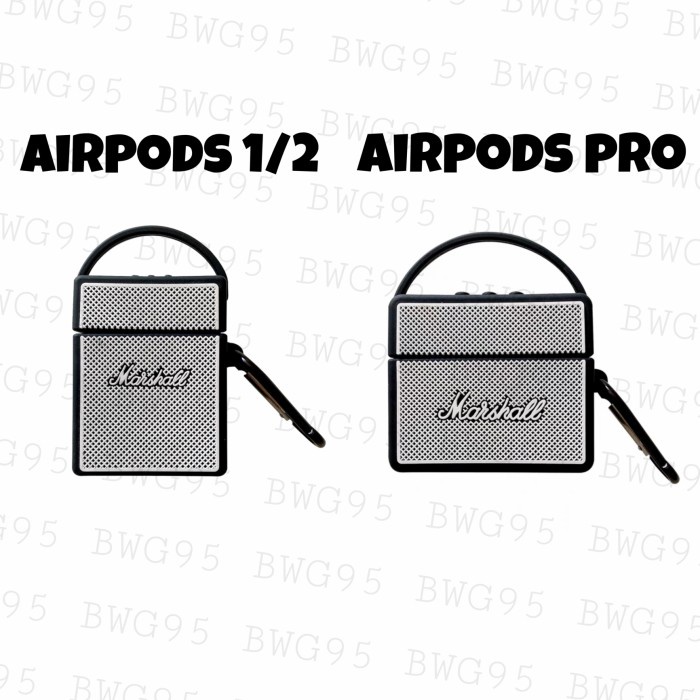 Airpods Pro Case Marshall 揚聲器保護套, 用於 Airpods Pro Case Marsha
