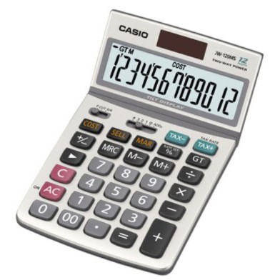 計算機 CASIO 公司貨附保卡 卡西歐JW-120MS 桌上型計算機 (螢幕角度可調整)