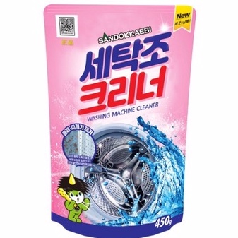 【米糖】韓國 山鬼怪 洗衣機槽清潔劑 洗衣槽清潔劑 清潔粉  洗衣機槽洗潔魔術粉 洗衣機清潔劑