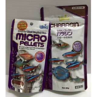 日本 高夠力Hikari燈科魚飼料 加拉辛科 小型 中型 燈科魚專用飼料 稻田魚 小型魚飼料 孔雀魚飼料 45g/80g