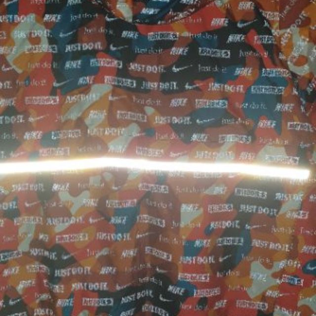 ANIMA™ Nike 夜跑 全 橘色 迷彩 反光 熱身衣 2xl  安全 男 外套