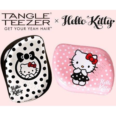 尋寶日 Sanrio 三麗鷗 凱蒂貓 KITTY TANGLE TEEZER 英國專利 攜帶型 護髮梳 梳子 隨身梳