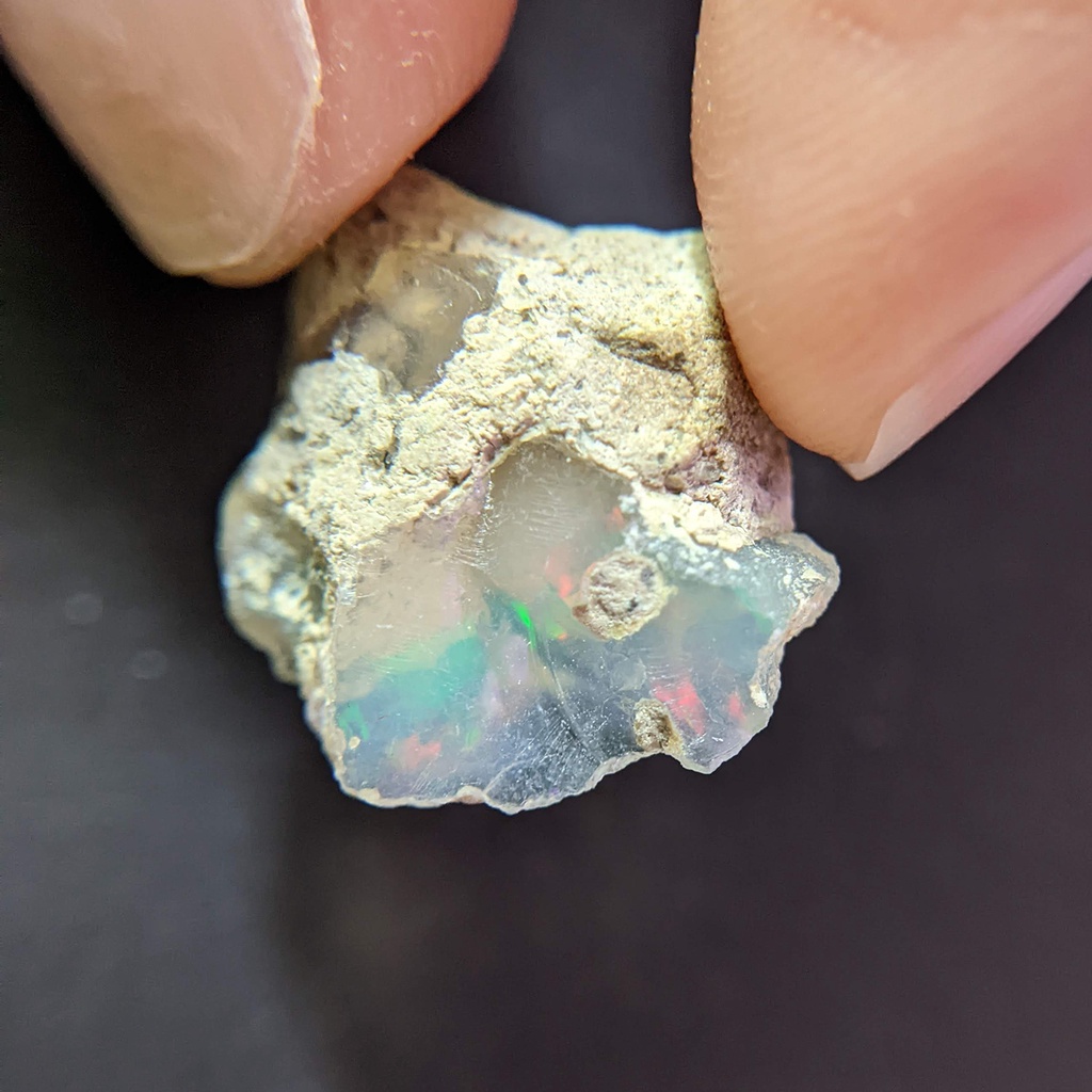 Opal 蛋白石 衣索比亞 澳寶 歐泊 10月誕生石 原石 原礦 礦標 礦石 礦物 金工 寶石