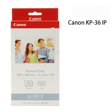 現貨開發票 Canon KP-36 IP 明信片印相紙 4x6 一盒36張相紙+色帶 kp36 KP36IP