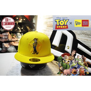 特價 New Era x Toy Story Kid Woody 9Fifty 玩具總動員警長伍迪黃色孩童後扣可調帽