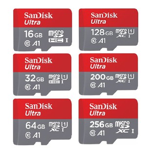 SanDisk ULTRA 16G 32G 64G 128G MicroSD TF C10 A1 U1 高速記憶卡 手機