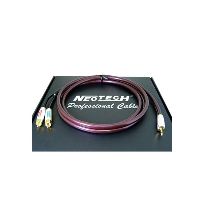 台灣Neotech NESY-3002 單結晶銅3.5對2RCA 連接訊號線 2M/條《名展影音》