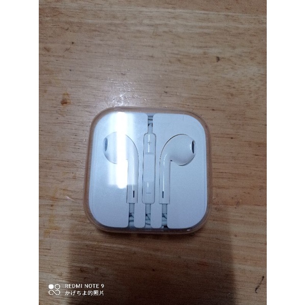 Iphone 蘋果 原廠 有線耳機 未使用 線控 圓頭 3.5mm