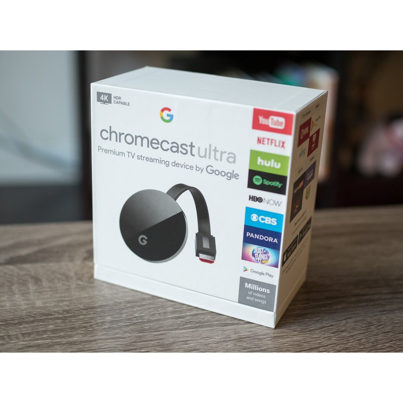 [美國正品 現貨在台] Google Chromecast Ultra 3代 4K UHD HDR 電視棒 串流播放