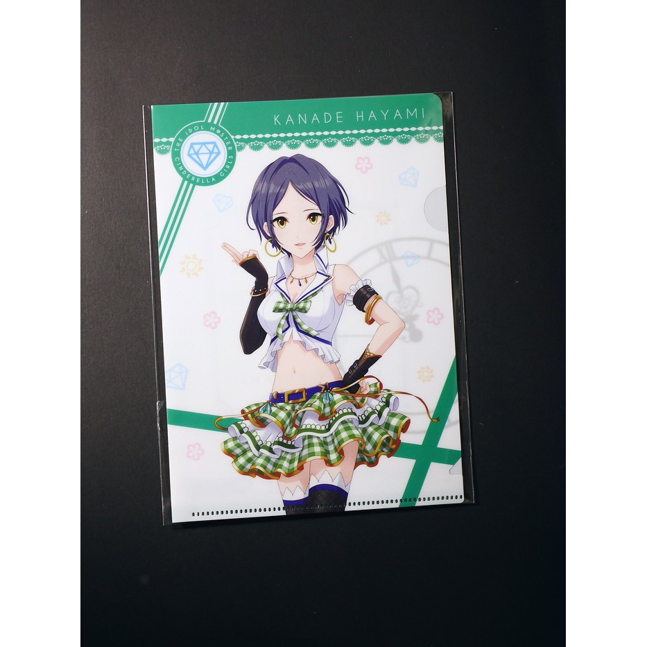 [加冰 已斷貨] () 偶像大師 灰姑娘女孩 日本7-11合作限定 A5尺寸 小型 L夾 資料夾 文件夾 速水奏 全新