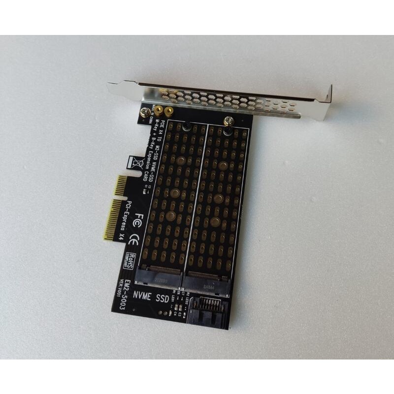 『冠丞』NVME SATA 轉 PCI-E 4X M2 轉接卡 轉接座 拓展卡 固態硬碟 GC-0079-2