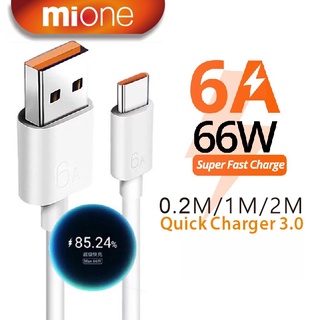 Mione 6A 7A 66W 超級快速充電線 100w USB TypeC傳輸線 快充線 資料傳輸線華為小米OPPO線