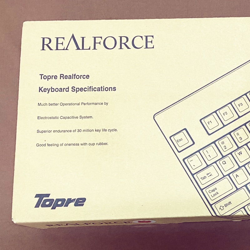 Topre Realforce 104UW 靜電容鍵盤 英文/灰白色/分區壓力/PBT熱昇華鍵帽/日製