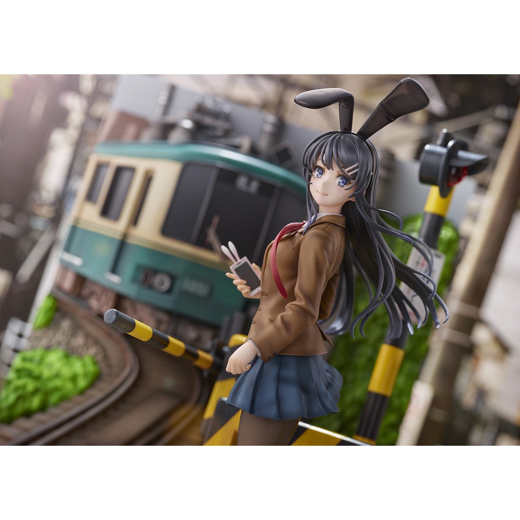 【SuMai粟麥屋】22年5月預購  代理版 eStream 青春豬頭少年不會夢到兔女郎學姊 櫻島麻衣 江之電 PVC