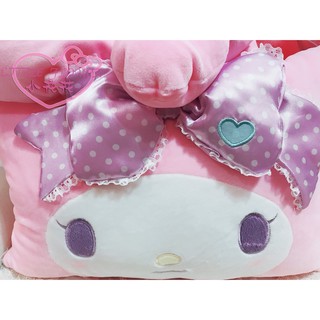 小公主日本精品♥ Melody美樂蒂造型抱枕柔軟舒適可水洗粉紅立體蝴蝶結居家生活睡眠好夥伴