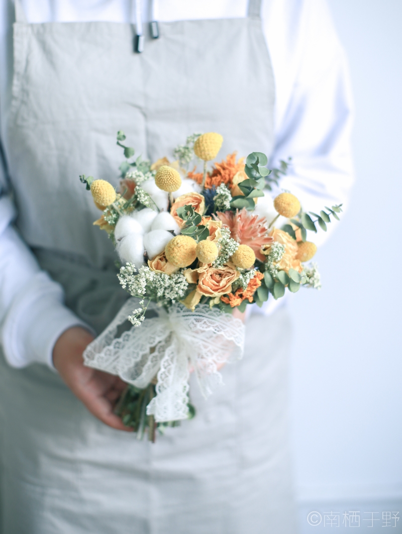 永生花 天然風乾乾花結婚手捧花婚慶森系韓式新娘手捧花中式伴娘日式用品婚禮花束 蝦皮購物