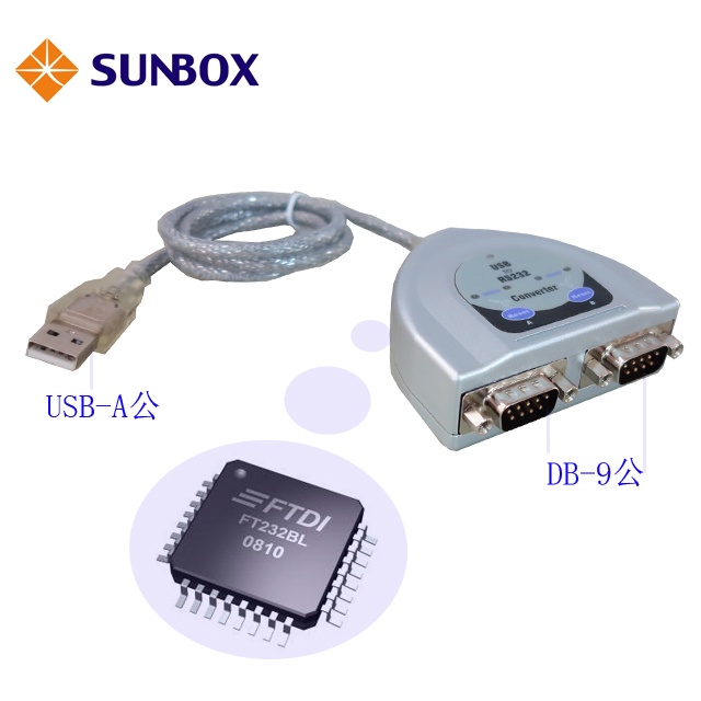 USB to RS232轉換器 (USC-102F) SUNBOX