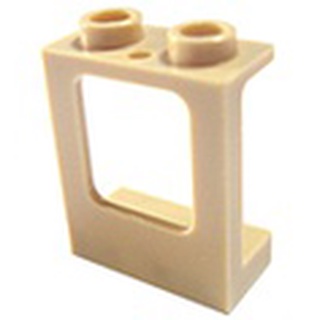 LEGO 樂高 米色 Window 1x2x2 Plane 壁板窗框 60032 4543947