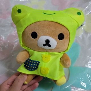 [中型玩偶] 拉拉熊 綠雨衣款
