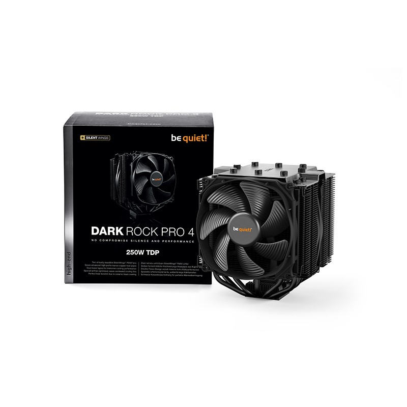 be quiet DARK ROCK PRO 4 CPU 散熱器 雙風扇 TDP 250W