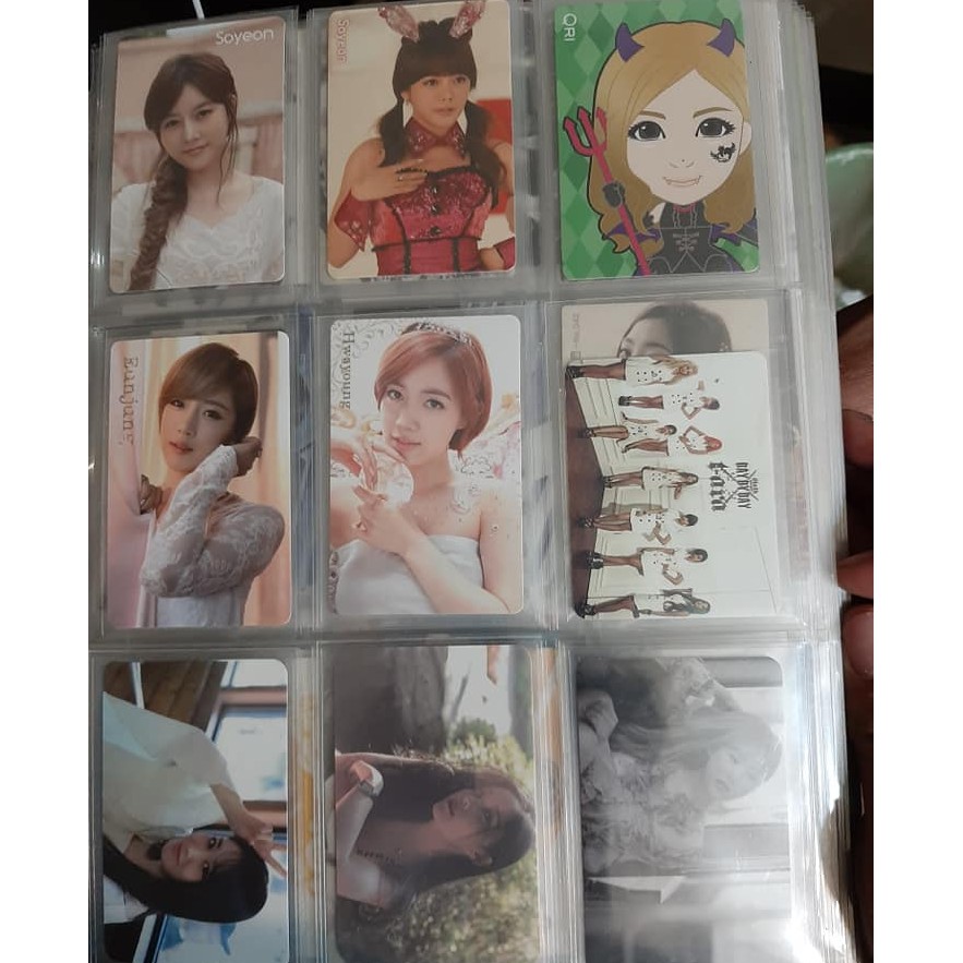 T-ara target bunnstyle qbs mini l素妍 居麗 花英 恩靜 小卡 專輯 卡片 收藏 貼紙