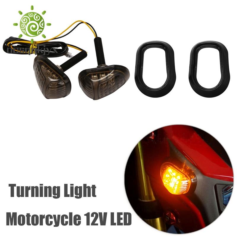 HONDA 1 對摩托車轉向燈 12V LED 轉向信號燈換檔燈閃爍指示燈適用於本田格羅姆 MSX125 MSX 125