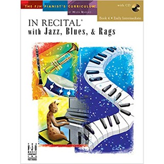 【599免運費】In Recital with Jazz, Blues, and Rags, Book 4 F1742