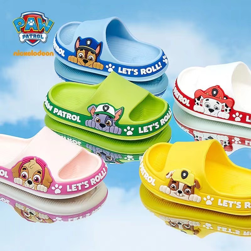 旺旺隊 汪汪隊鞋子 汪汪隊拖鞋 汪汪隊童鞋 汪汪隊涼鞋 汪汪隊兒童拖鞋夏男孩寶寶小孩室內2022夏季男童一體成型防滑