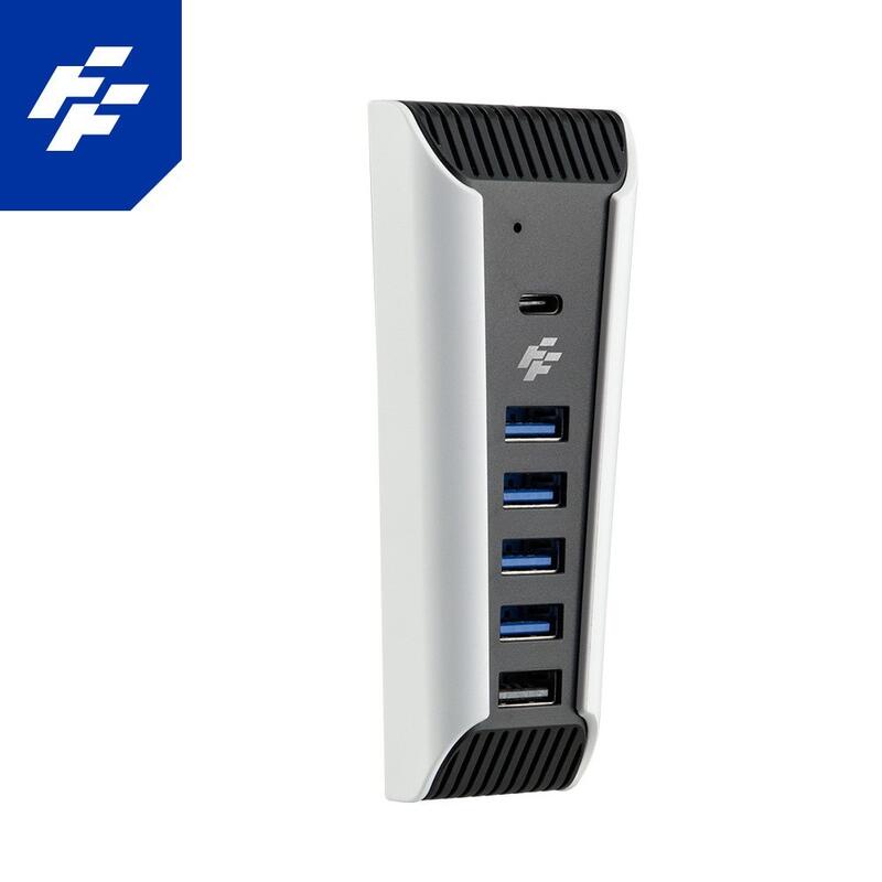 全新 PS5周邊 富雷迅 FlashFire USB 2.0+Type-C HUB集線器 5孔 P702【歡樂交易屋】