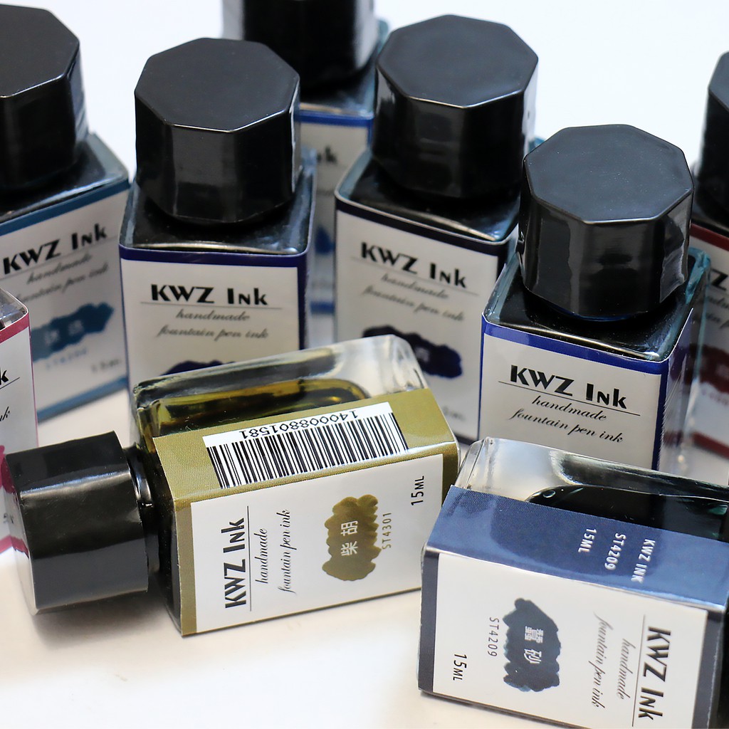 2號專區 波蘭kwz工作室15ml 鋼筆專用手工墨水 蝦皮購物