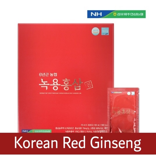 KimpoPaju人參NH韓國6年韓國紅參鹿角提取物30EA