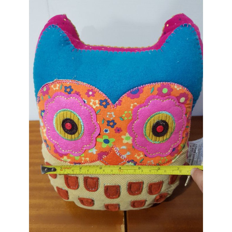 貓頭鷹抱枕 Owls pillow二手只有擺著而已