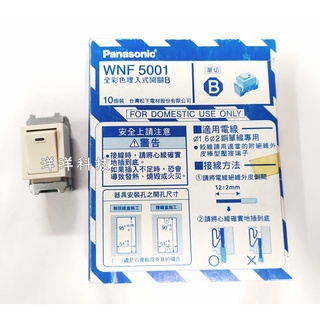 【洋洋小舖】國際牌 松工 埋入式插座 開關 單切 3路 WNF 5001 5002 埋入式開關B 埋入式開關C