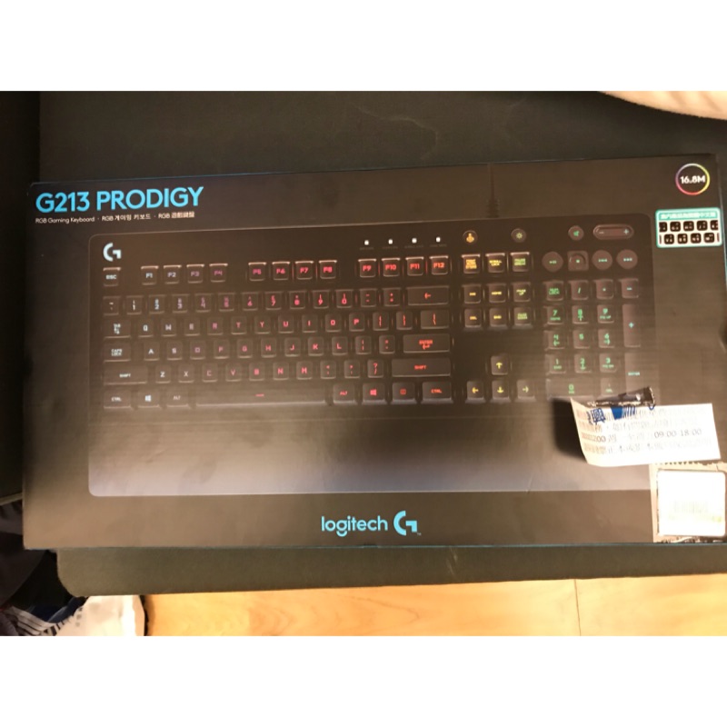 定價1690 超美 Logitech 羅技 遊戲鍵盤 RGB G213 LOL 鬥陣 PUBG吃雞